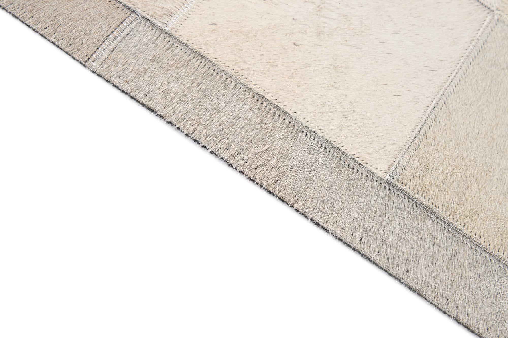 5' 2 x 7' 11 Cowhide - Patchwork Rug
