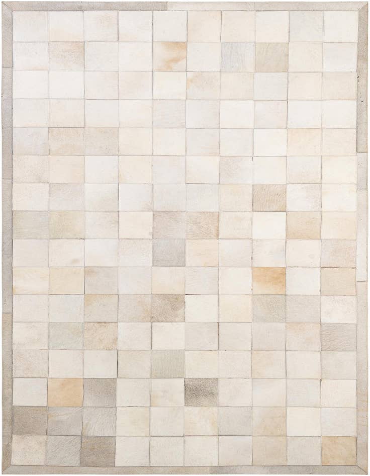 Detail image of 5' 2 x 7' 11 Cowhide - Patchwork Rug