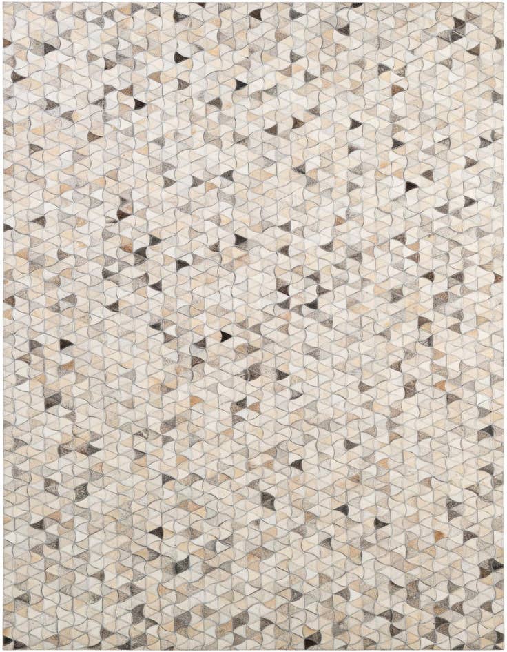 Detail image of 5' x 8' 2 Cowhide - Patchwork Rug