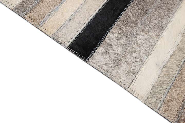 5' 1 x 8' 1 Cowhide - Patchwork Rug