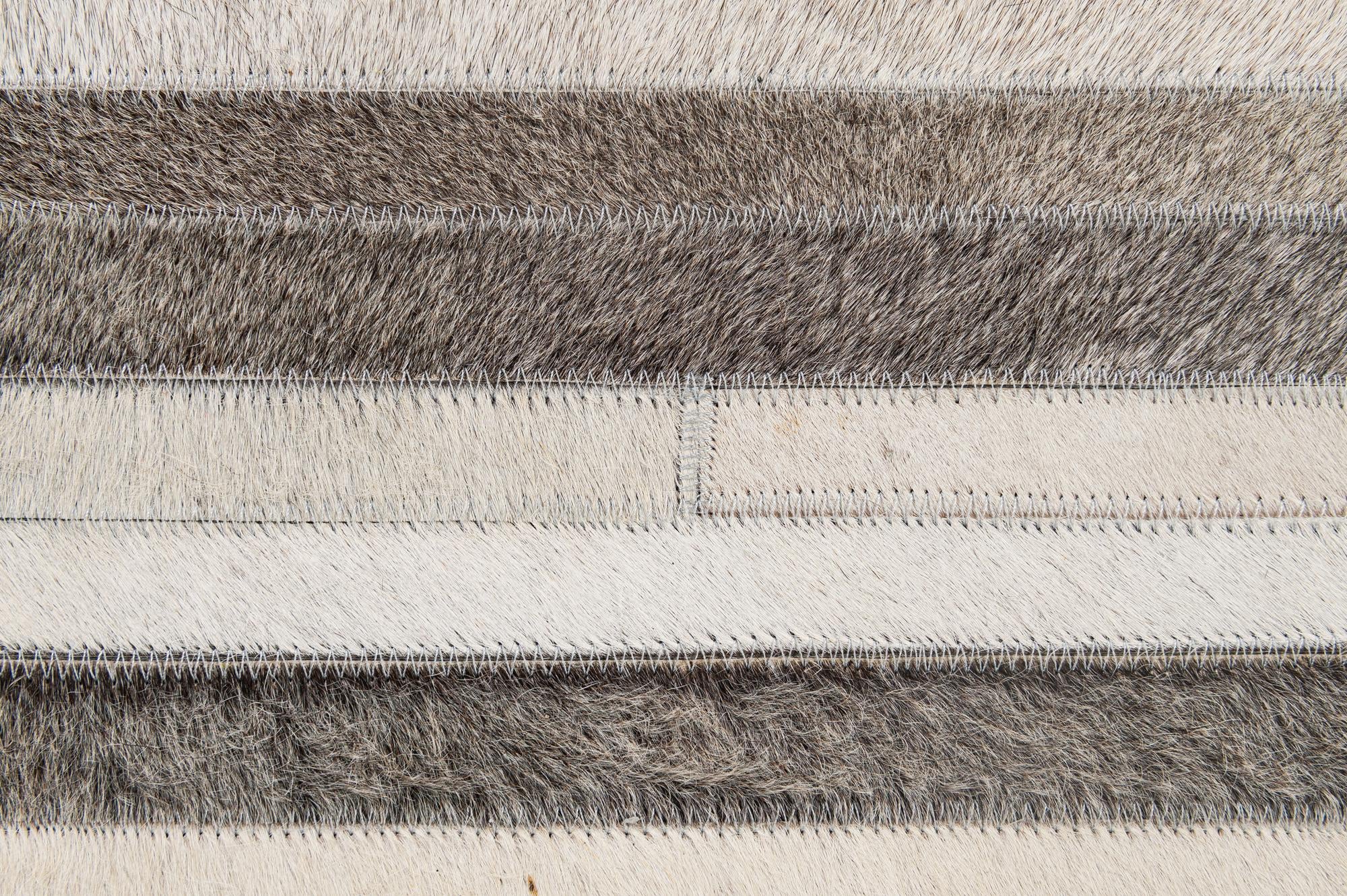 5' 1 x 8' 1 Cowhide - Patchwork Rug