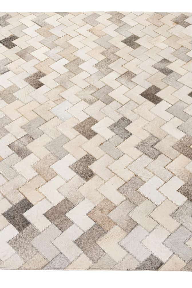 5' 2 x 7' 11 Cowhide - Patchwork Rug