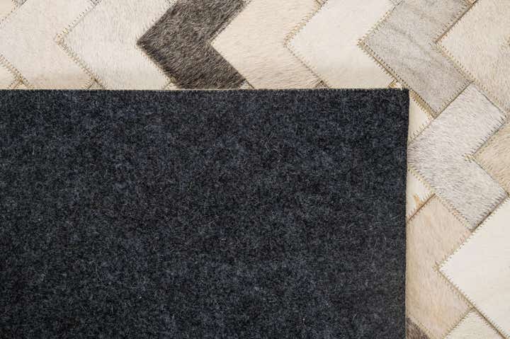 5' 2 x 7' 11 Cowhide - Patchwork Rug