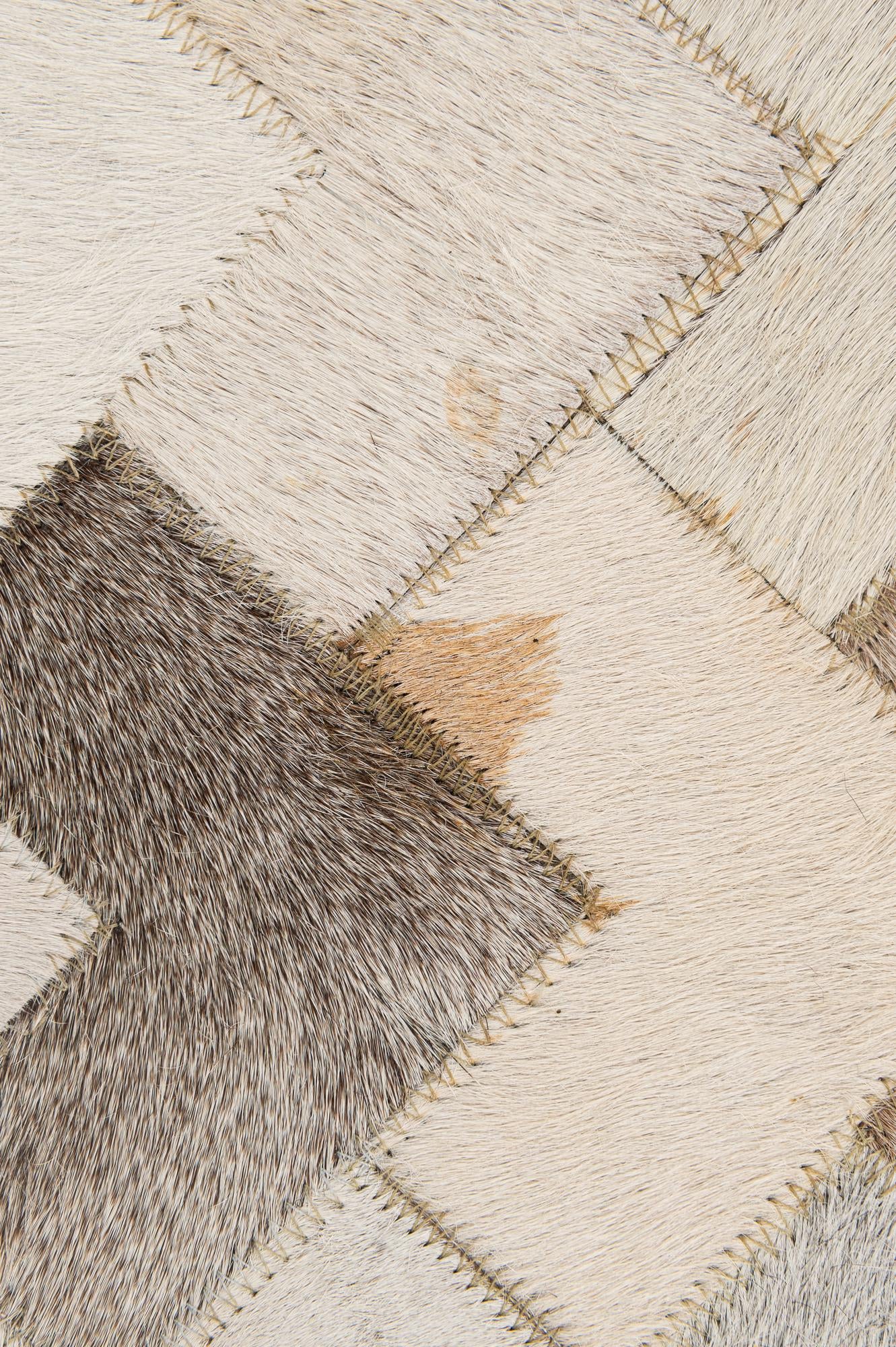 5' 2 x 7' 11 Cowhide - Patchwork Rug