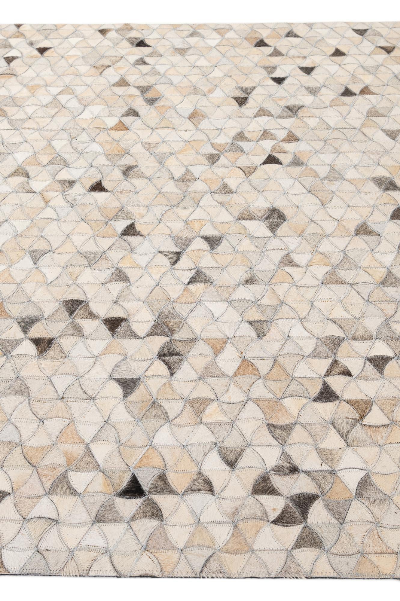 5' x 8' 1 Cowhide - Patchwork Rug