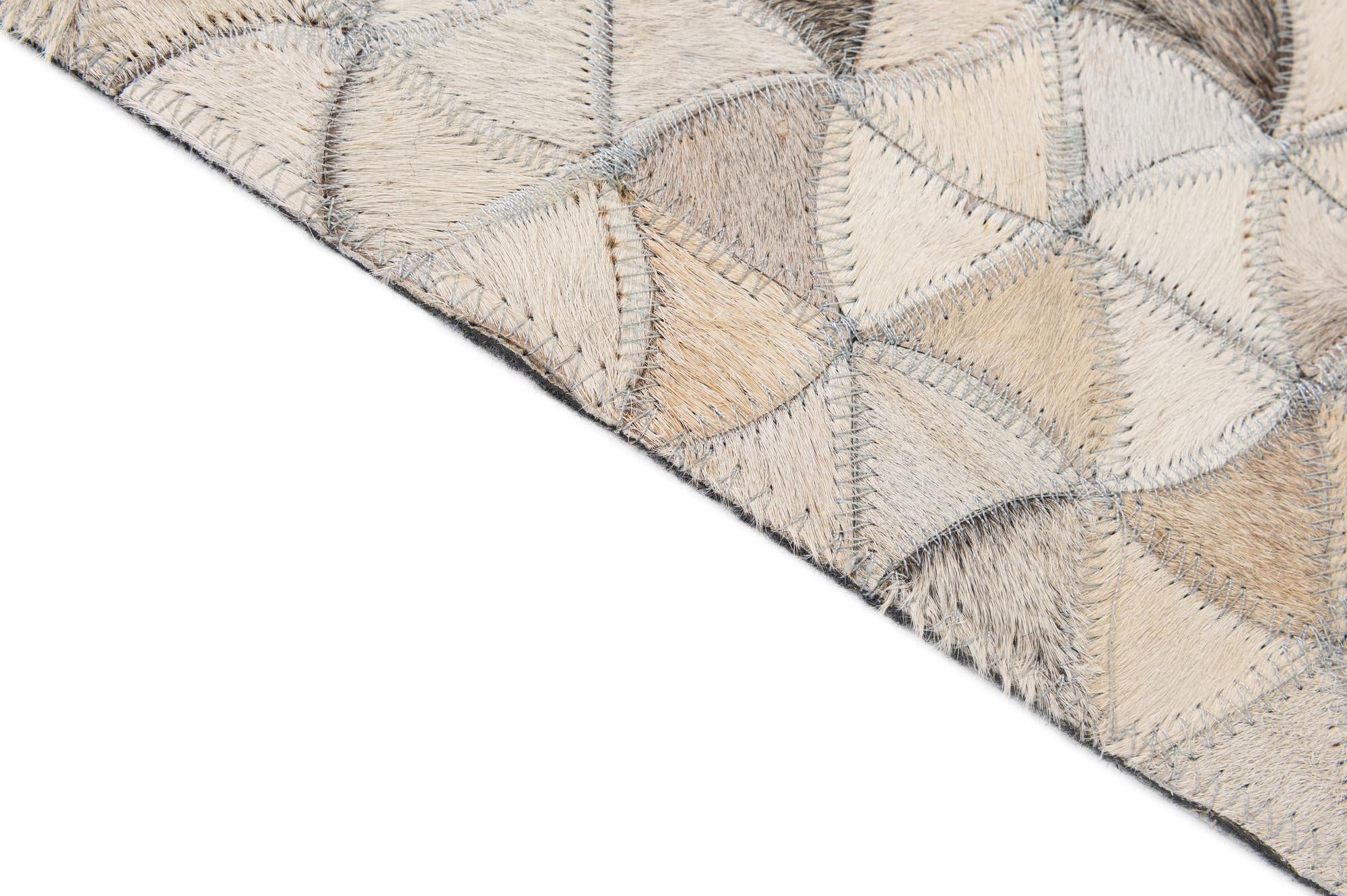 5' x 8' 1 Cowhide - Patchwork Rug