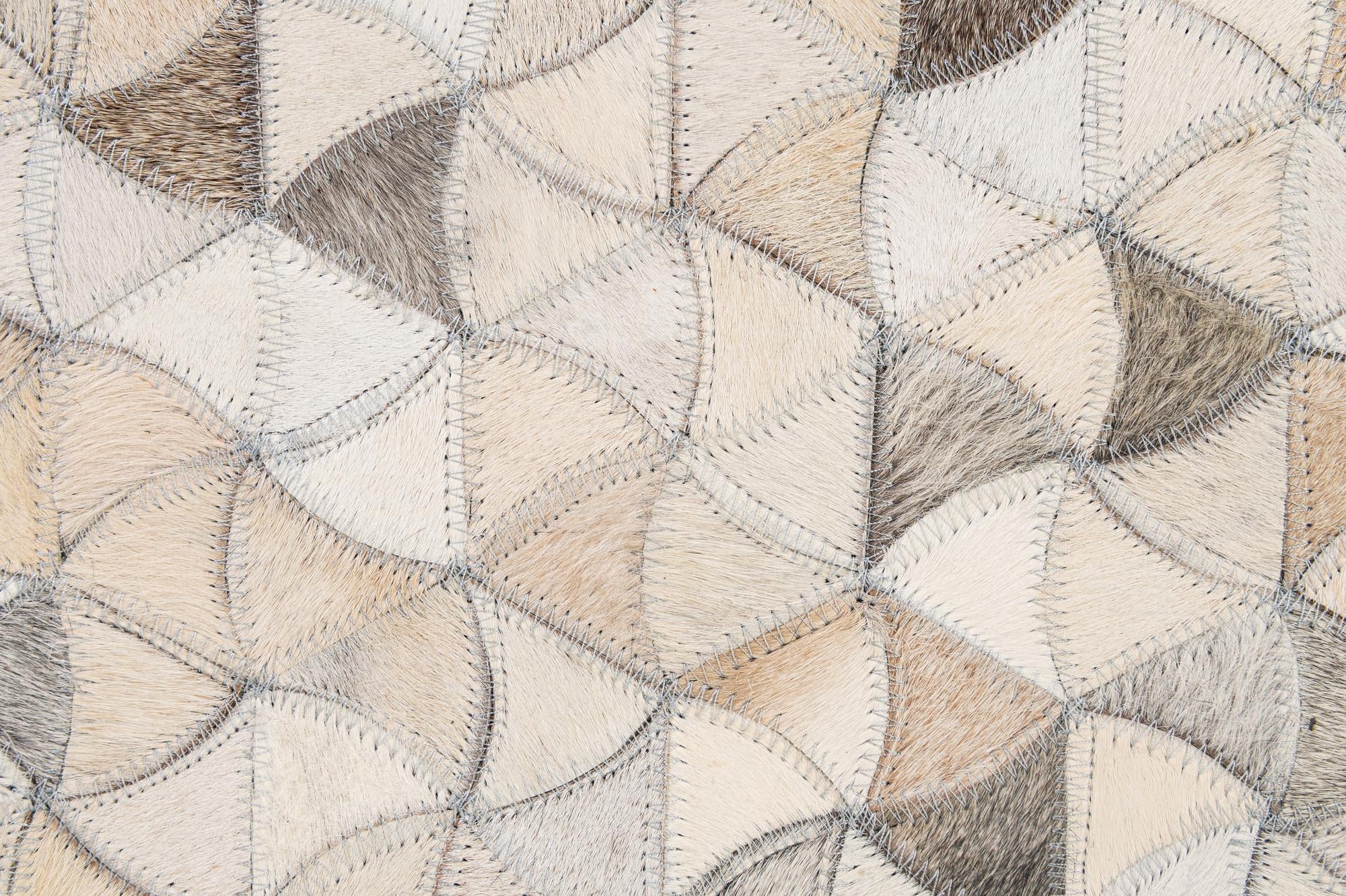 5' x 8' 1 Cowhide - Patchwork Rug