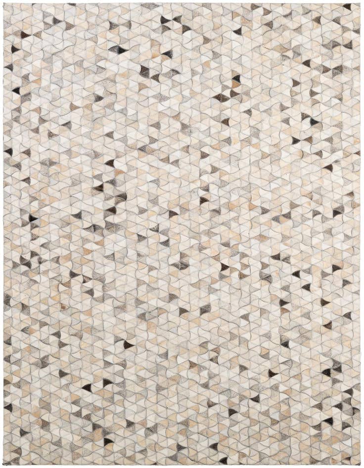 Detail image of 5' x 8' 1 Cowhide - Patchwork Rug