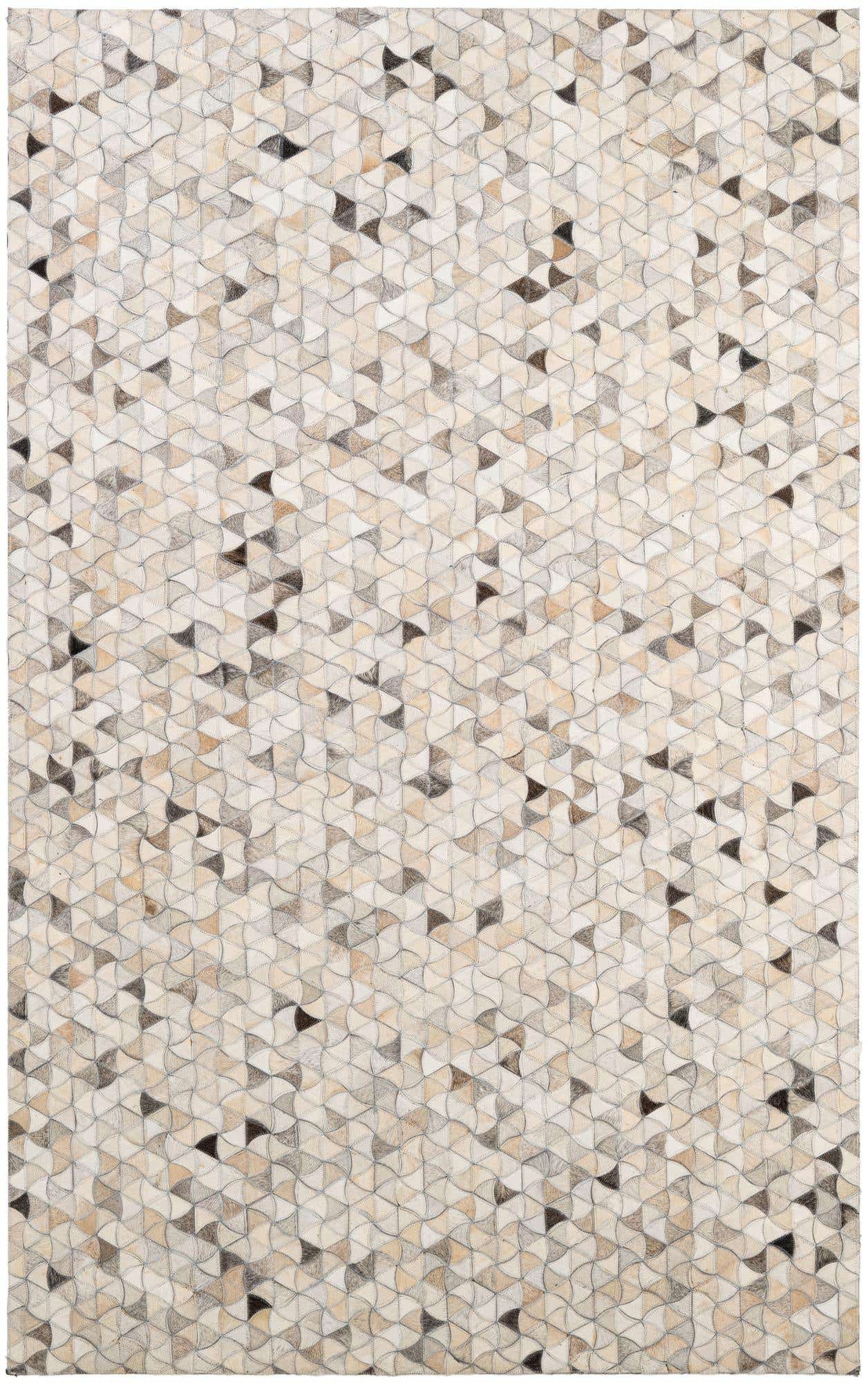 5' x 8' 1 Cowhide - Patchwork Rug