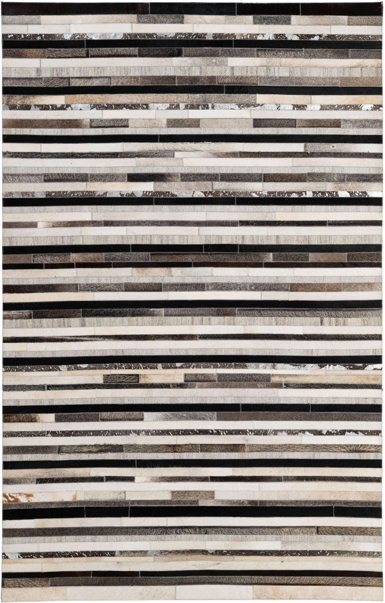 5' x 7' 11 Cowhide - Patchwork Rug