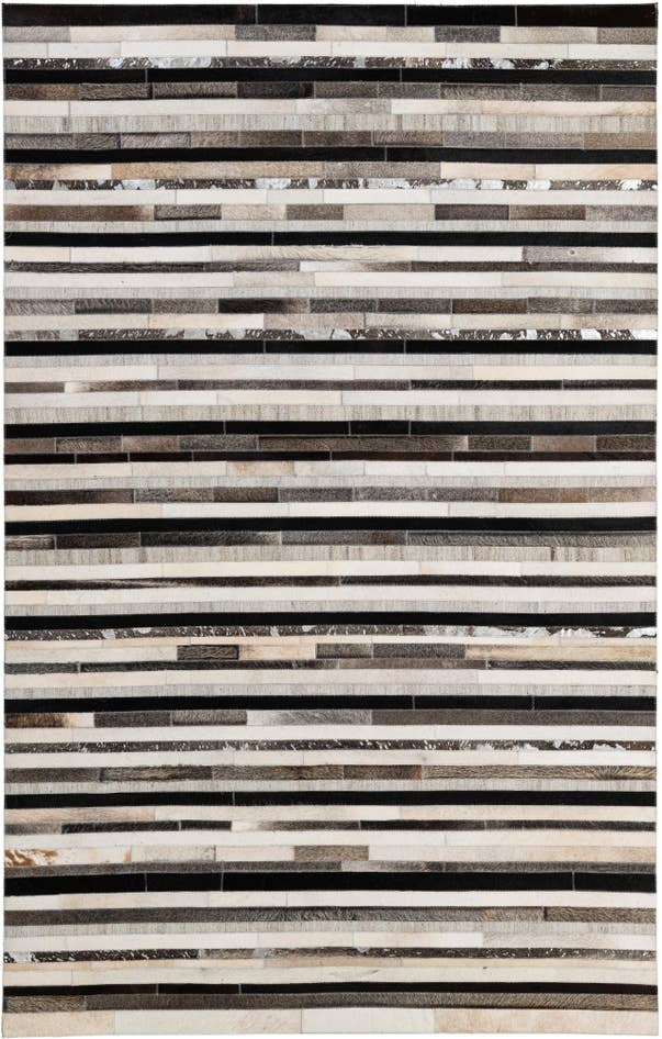Detail image of 5' x 7' 11 Cowhide - Patchwork Rug