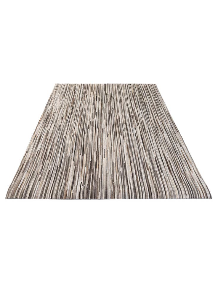 Detail image of 5' 1 x 7' 11 Cowhide - Patchwork Rug