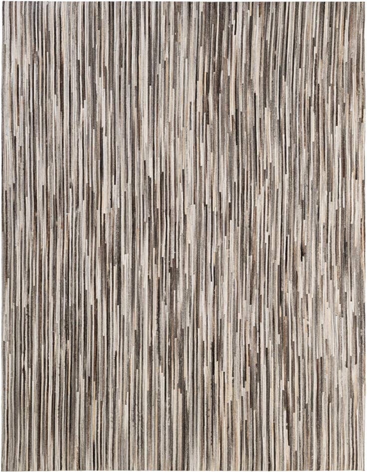 Detail image of 5' 1 x 7' 11 Cowhide - Patchwork Rug