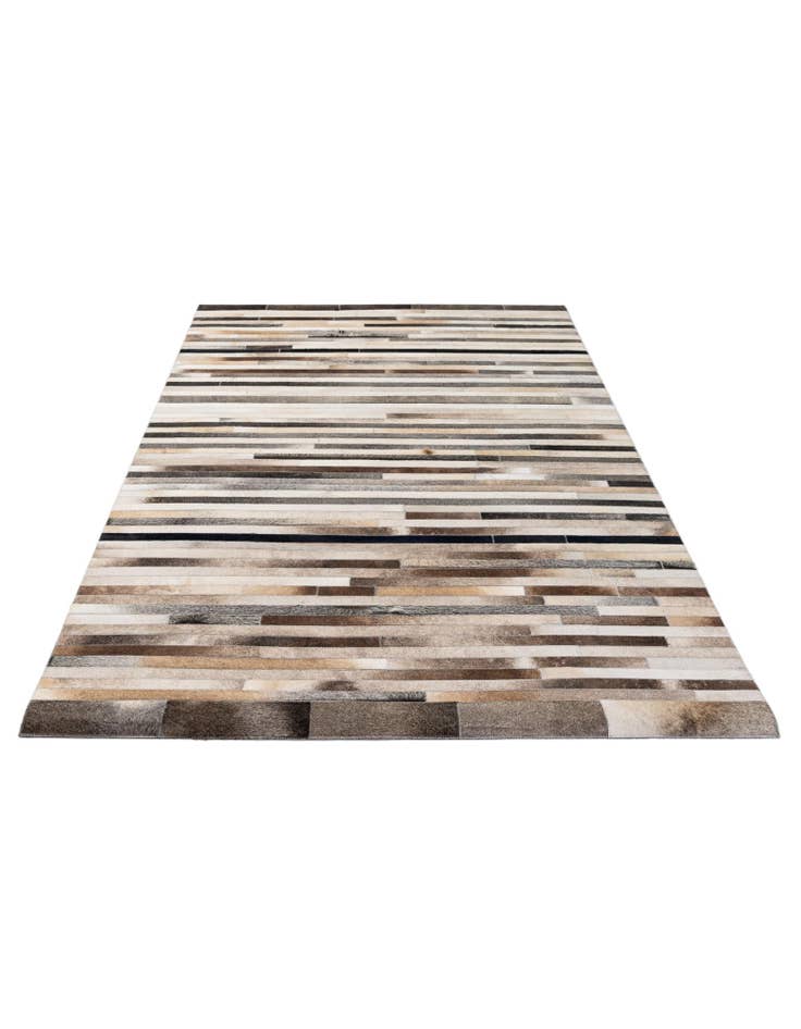Detail image of 5' x 7' 11 Cowhide - Patchwork Rug