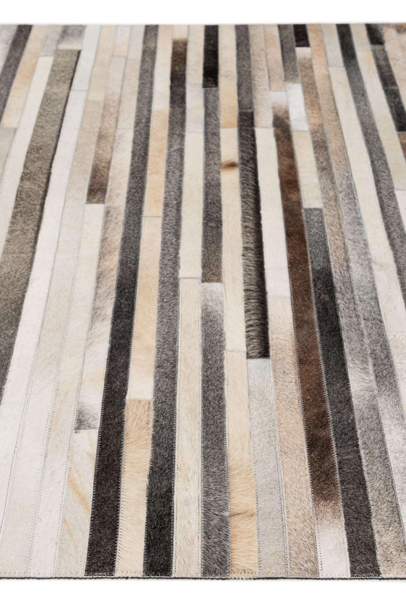 5' x 7' 11 Cowhide - Patchwork Rug