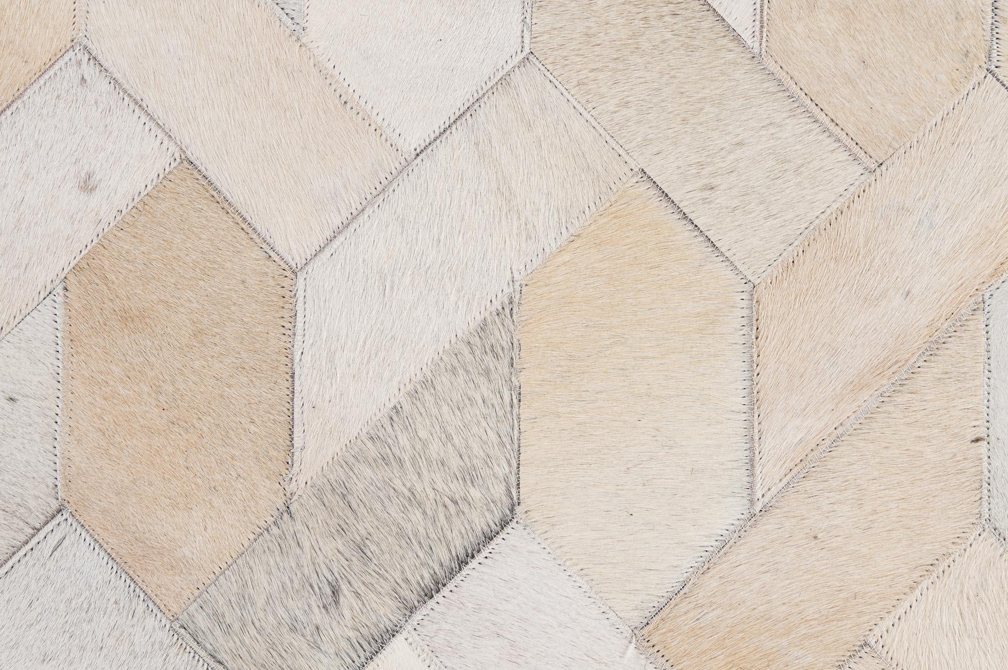 5' 1 x 7' 11 Cowhide - Patchwork Rug