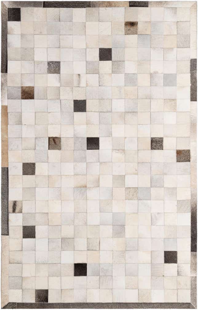 5' x 7' 10 Cowhide - Patchwork Rug