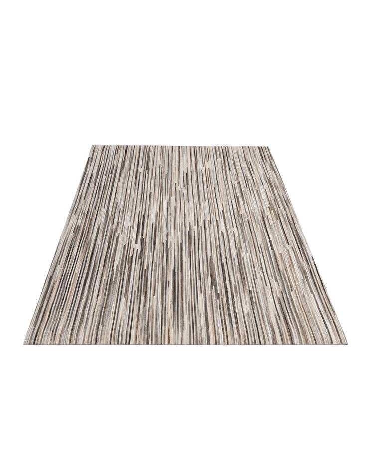 Detail image of 5' 2 x 8' Cowhide - Patchwork Rug