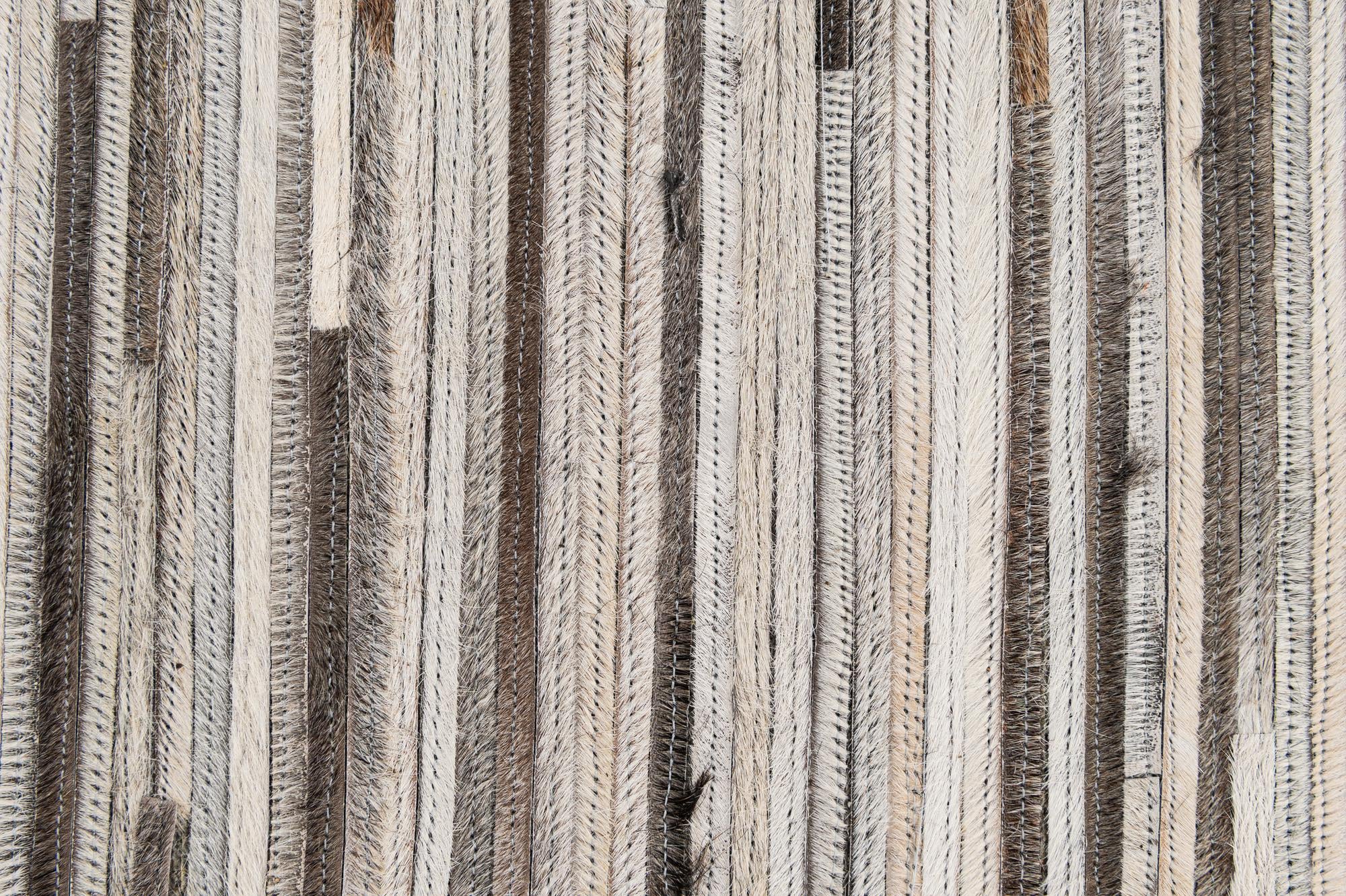 5' 2 x 8' Cowhide - Patchwork Rug