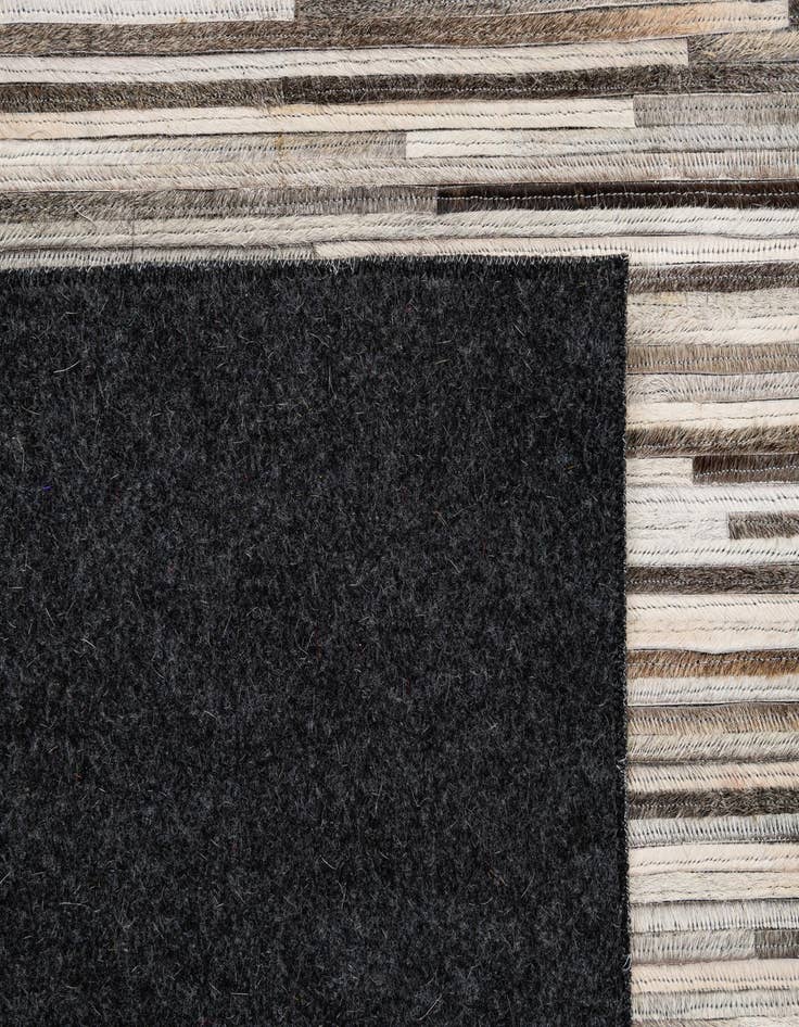 Detail image of 5' 2 x 8' Cowhide - Patchwork Rug