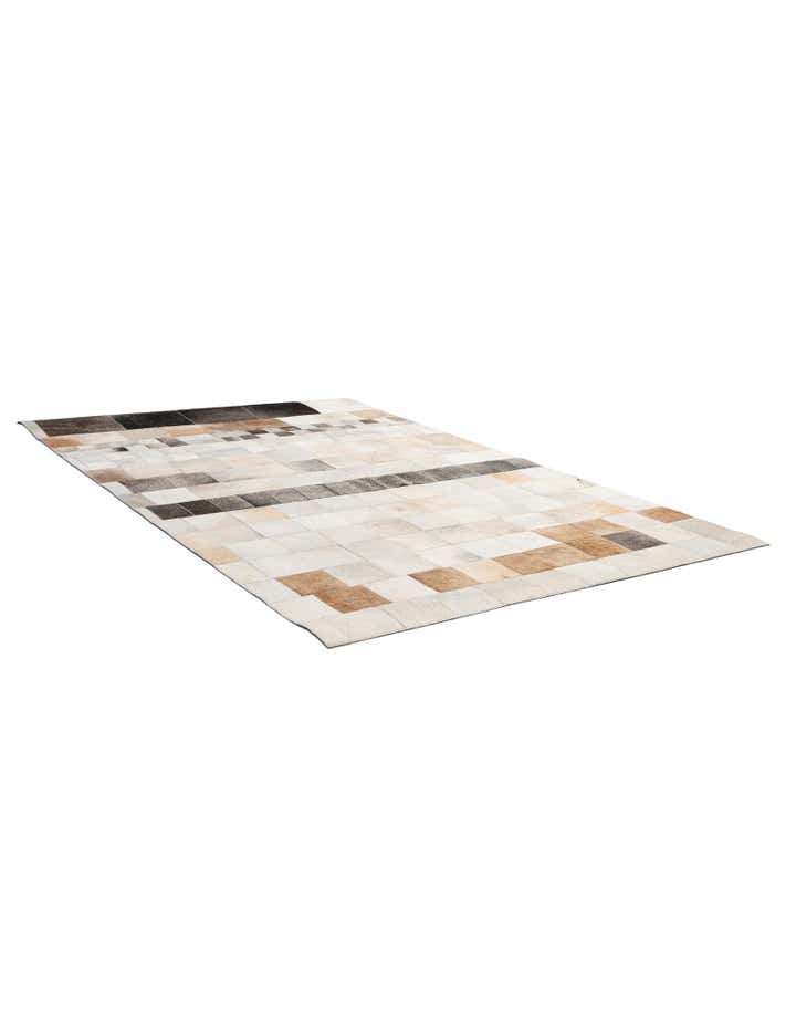 5' 1 x 8' Cowhide - Patchwork Rug
