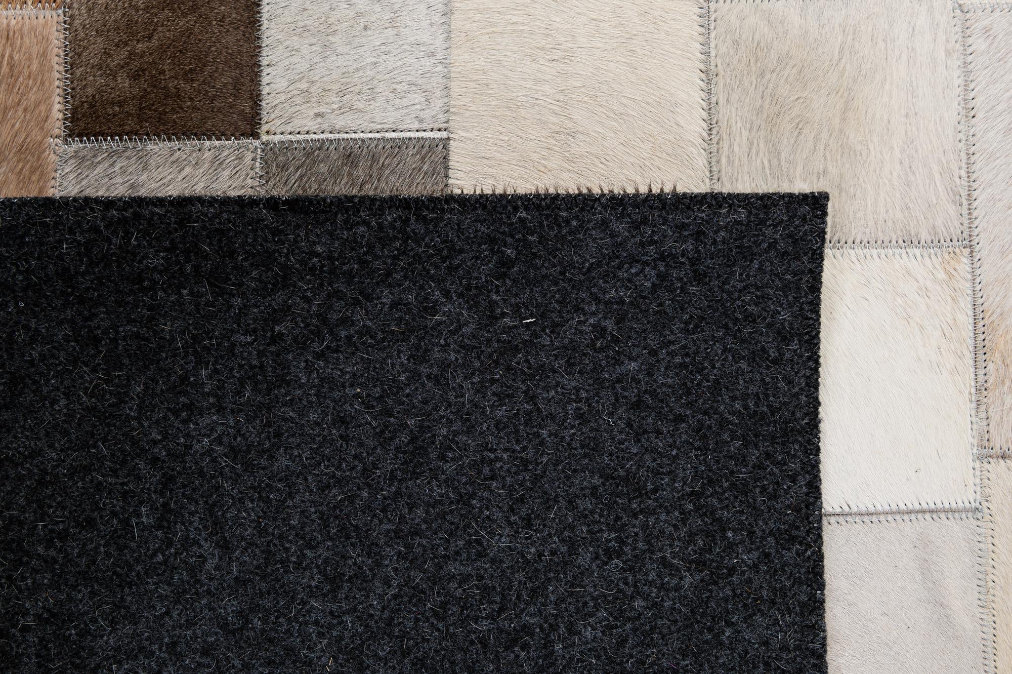 5' 1 x 8' Cowhide - Patchwork Rug