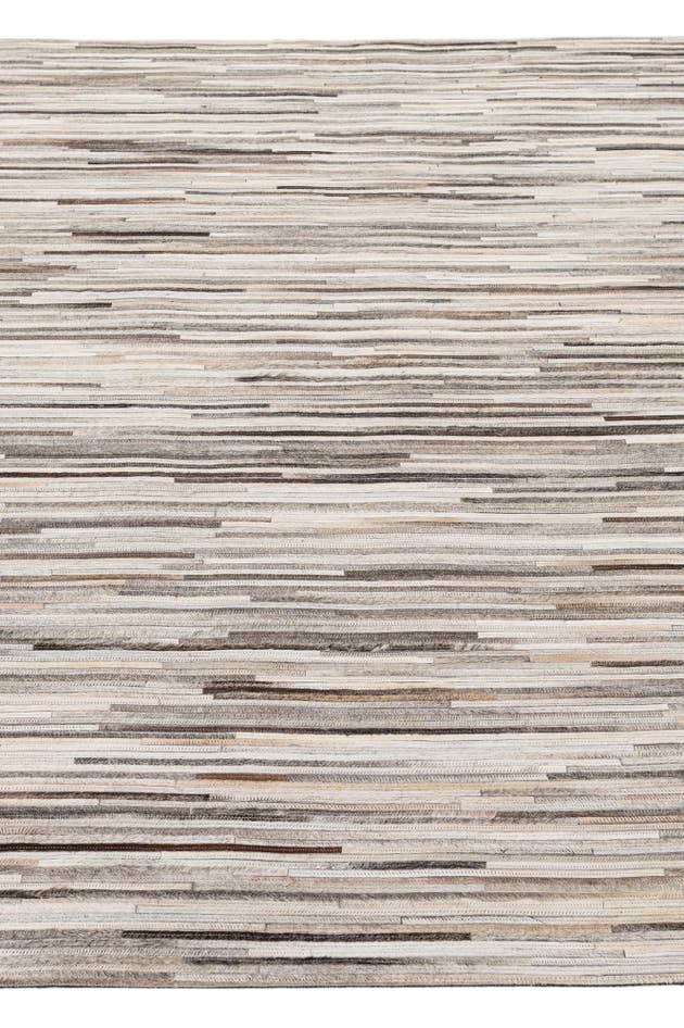 Detail image of 5' 1 x 8' 1 Cowhide - Patchwork Rug