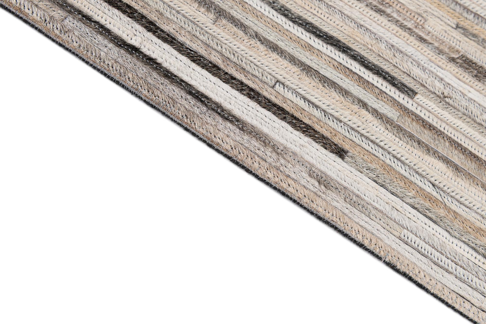 5' 1 x 8' 1 Cowhide - Patchwork Rug