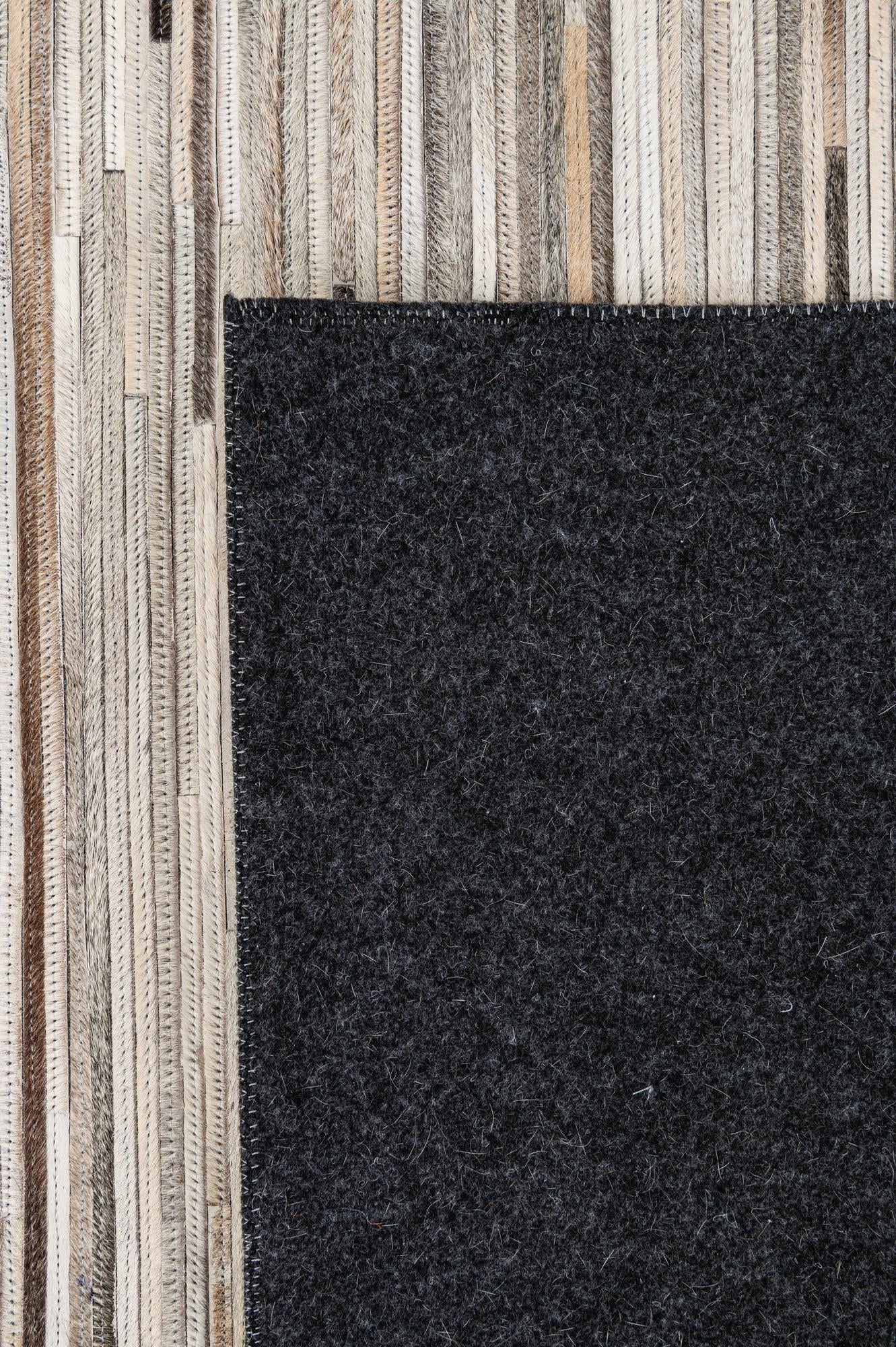 5' 1 x 8' 1 Cowhide - Patchwork Rug