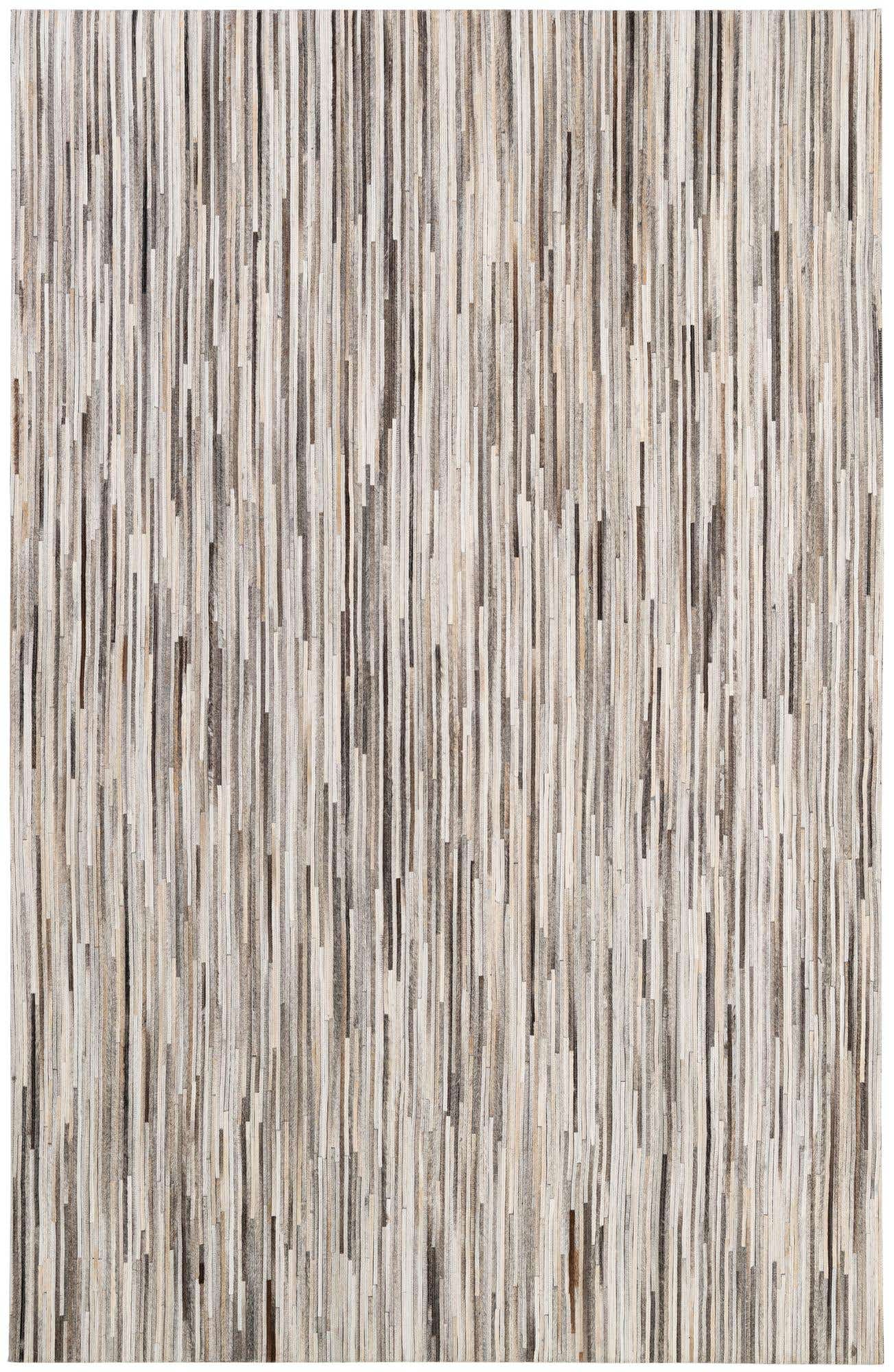 5' 1 x 8' 1 Cowhide - Patchwork Rug