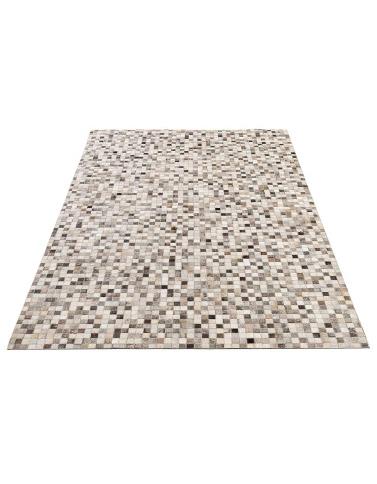 Detail image of 5' 1 x 8' Cowhide - Patchwork Rug