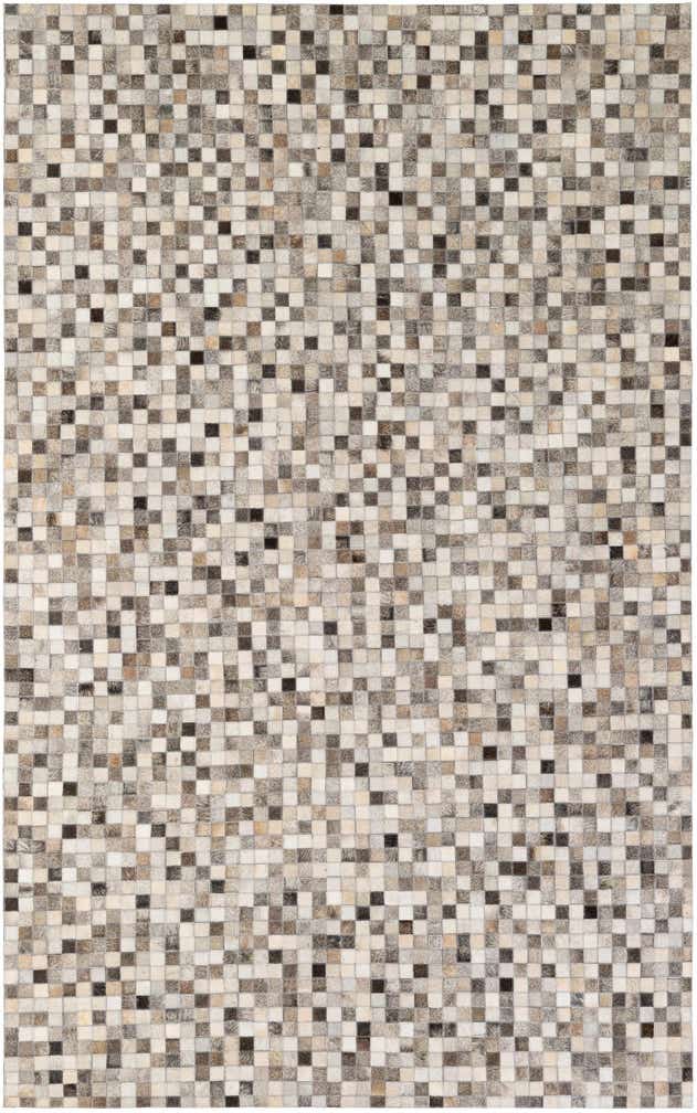 5' 1 x 8' Cowhide - Patchwork Rug