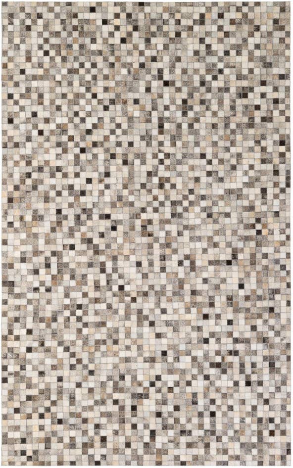 Detail image of 5' 1 x 8' Cowhide - Patchwork Rug