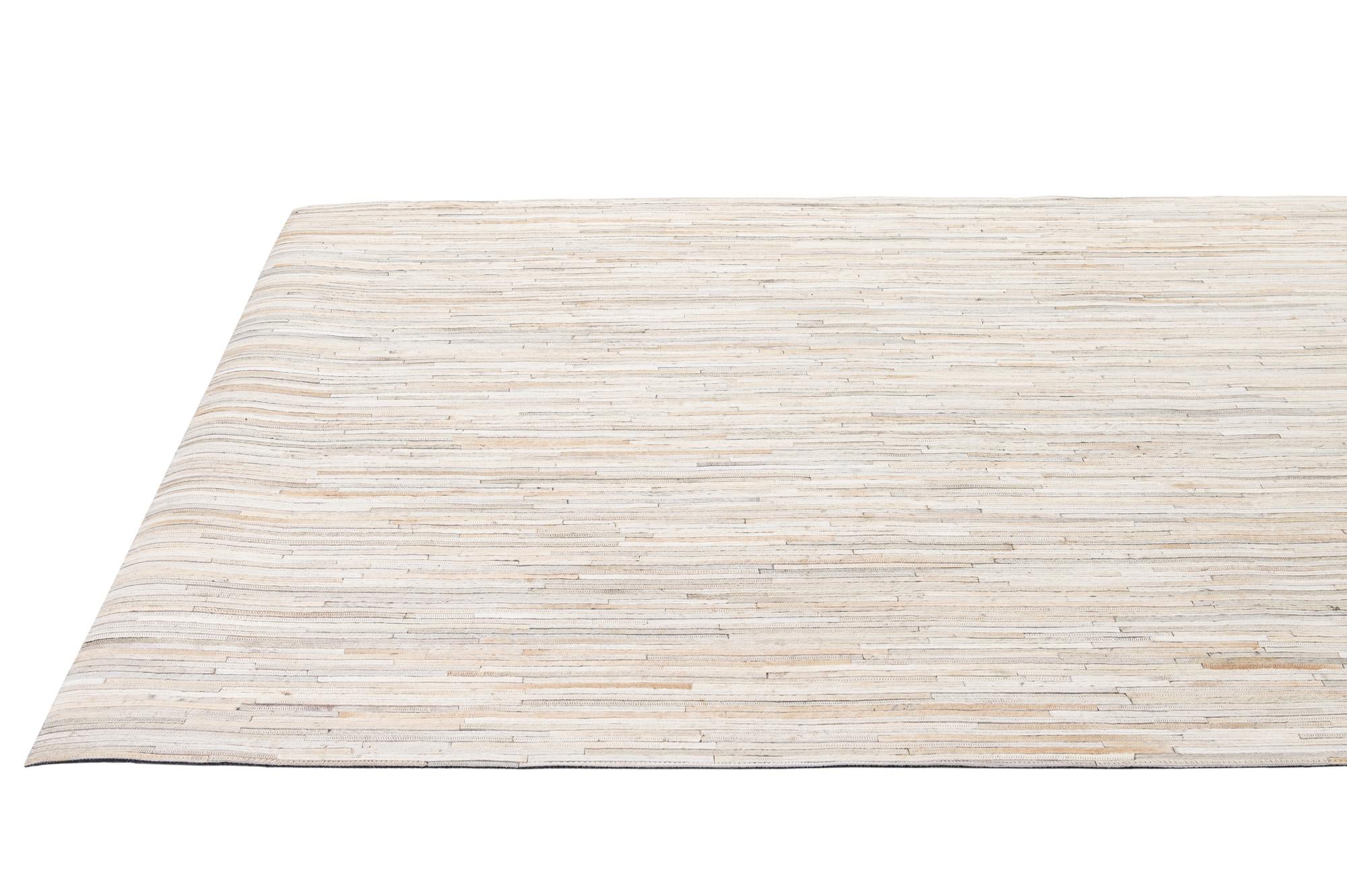 5' 1 x 8' Cowhide - Patchwork Rug