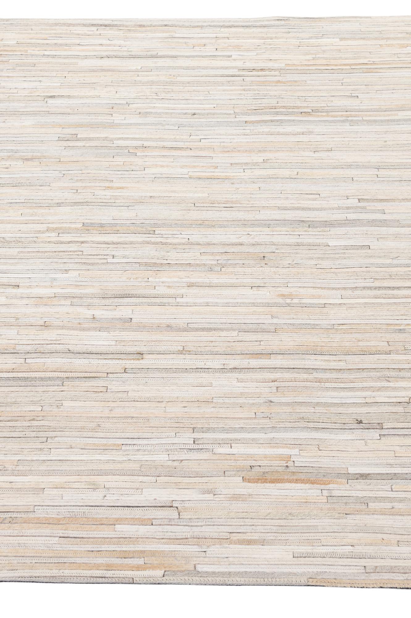 5' 1 x 8' Cowhide - Patchwork Rug