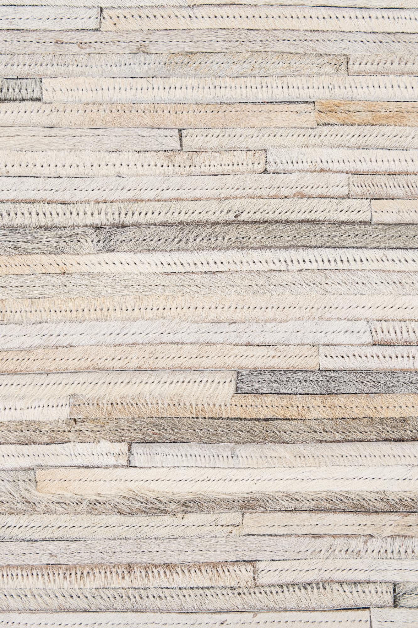 5' 1 x 8' Cowhide - Patchwork Rug