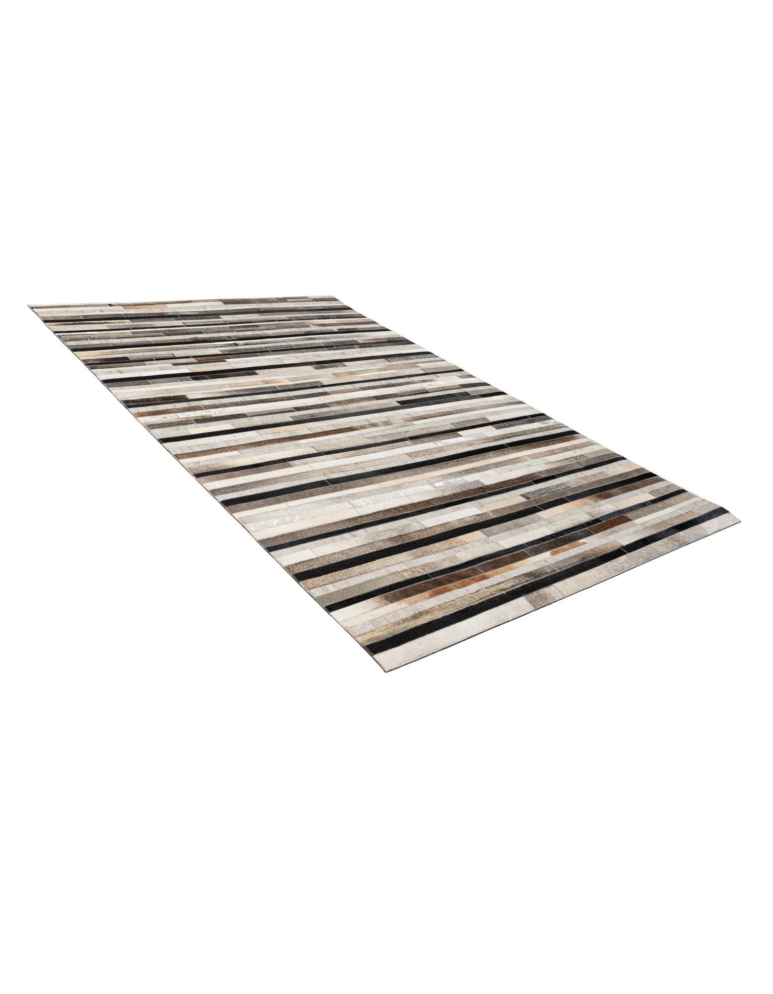 5' 1 x 8' Cowhide - Patchwork Rug