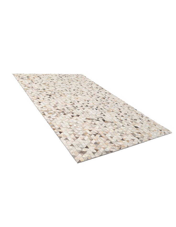 Detail image of 4' 11 x 7' 11 Cowhide - Patchwork Rug