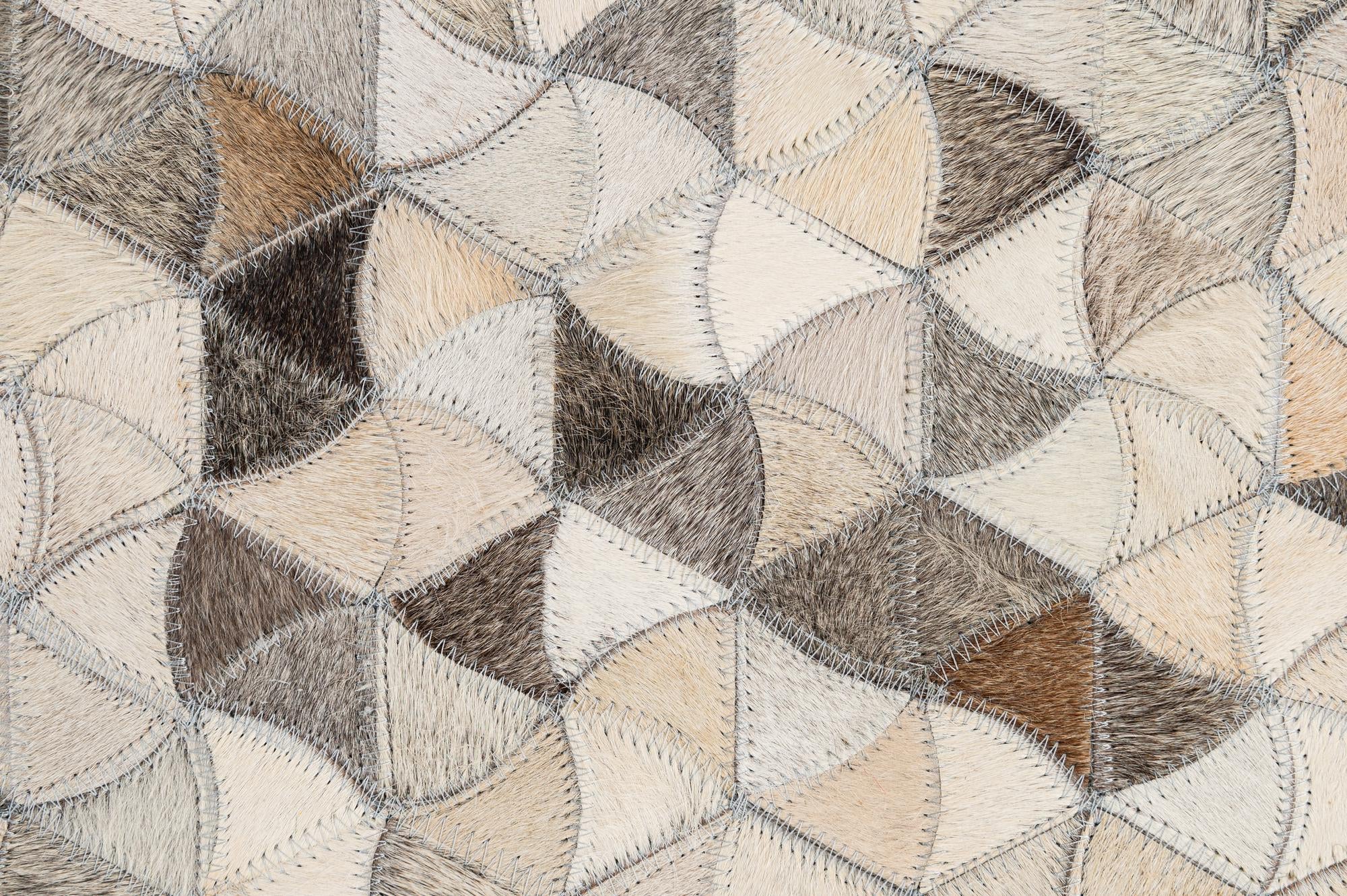 4' 11 x 7' 11 Cowhide - Patchwork Rug
