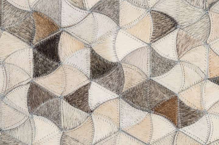 4' 11 x 7' 11 Cowhide - Patchwork Rug