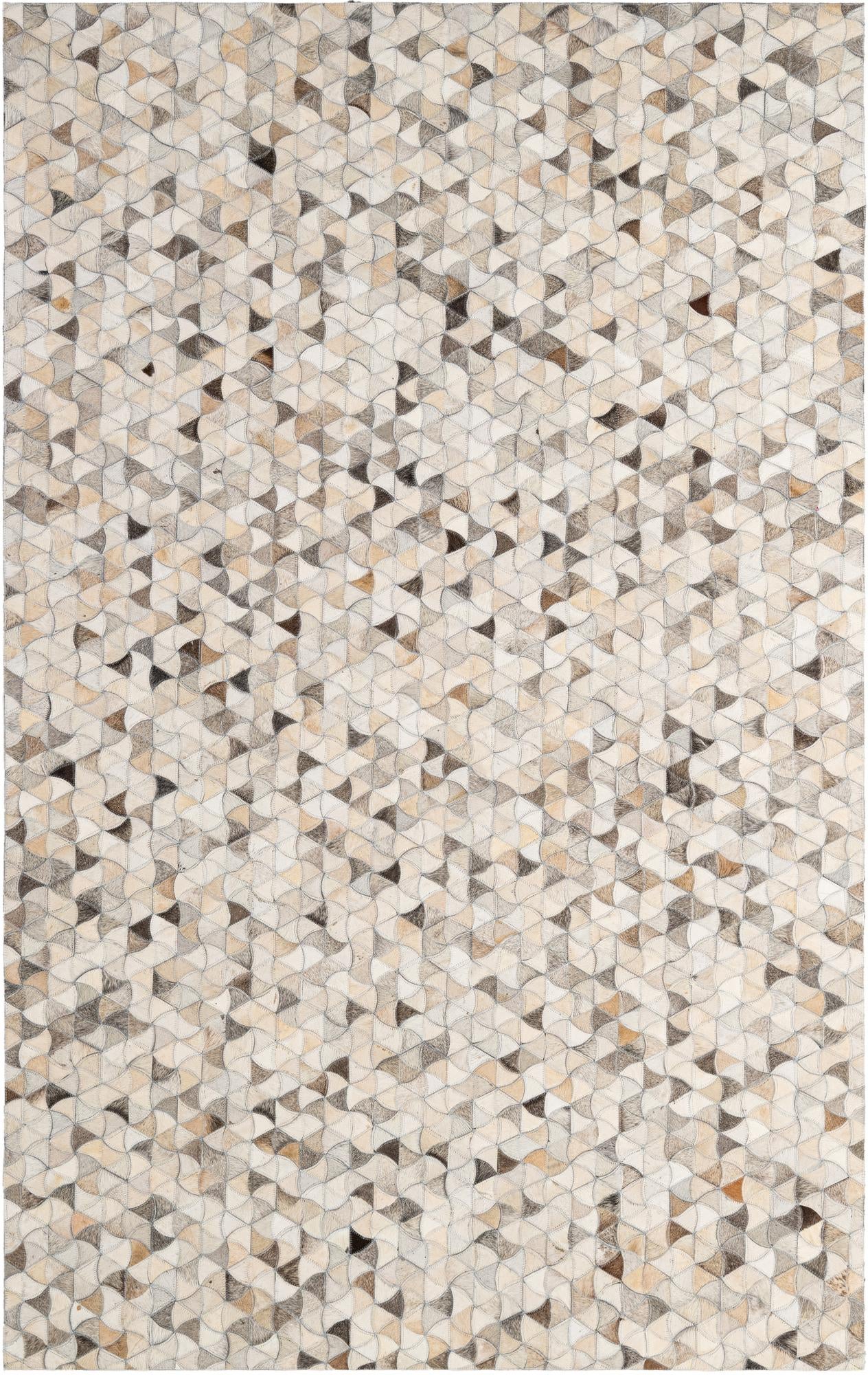 4' 11 x 7' 11 Cowhide - Patchwork Rug