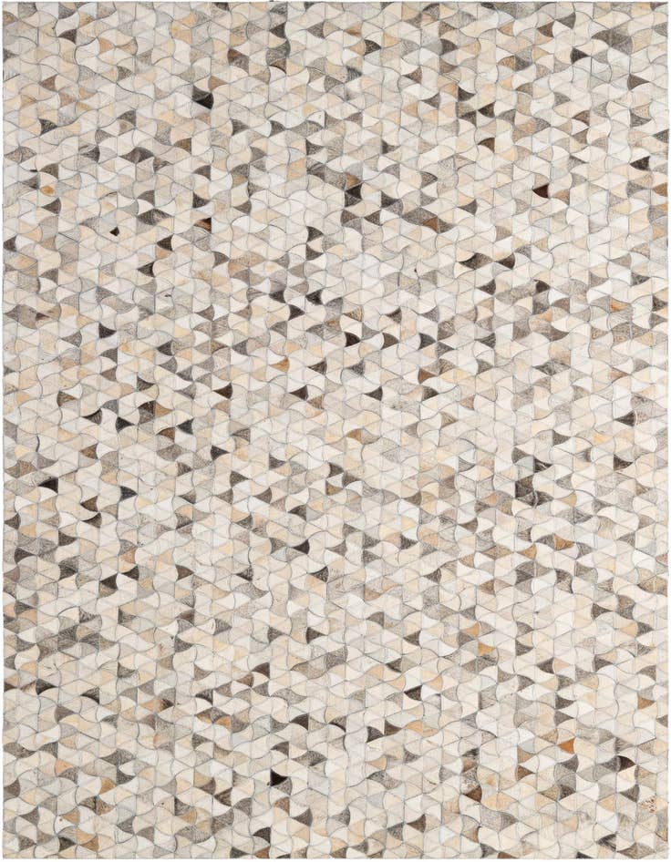 Detail image of 4' 11 x 7' 11 Cowhide - Patchwork Rug
