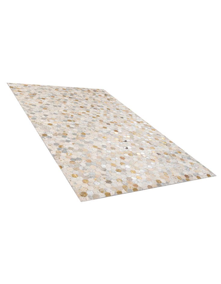 Detail image of 5' 1 x 8' Cowhide - Patchwork Rug