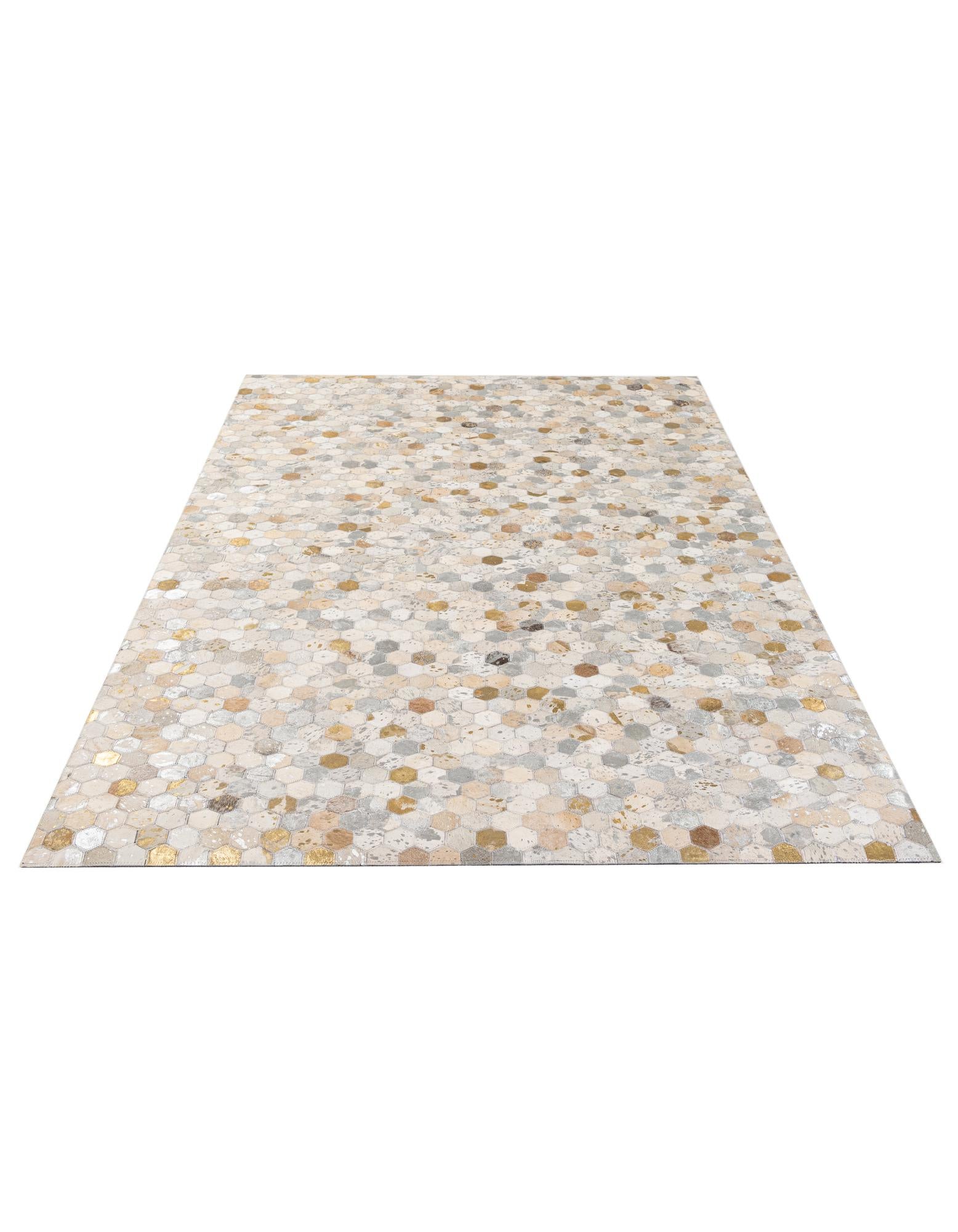 5' 1 x 8' Cowhide - Patchwork Rug
