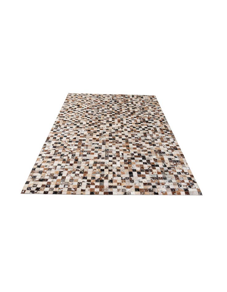Detail image of 5' x 8' Cowhide - Patchwork Rug