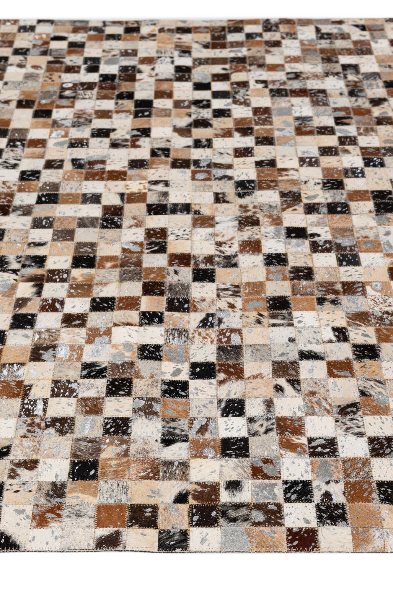 5' x 8' Cowhide - Patchwork Rug