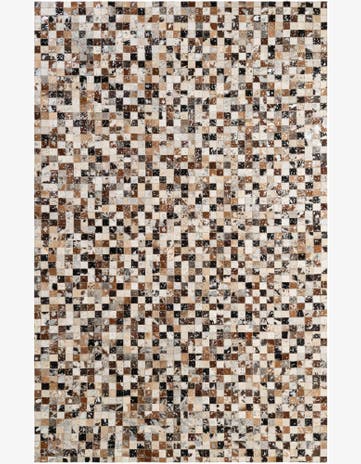 5' x 8' Cowhide - Patchwork Rug