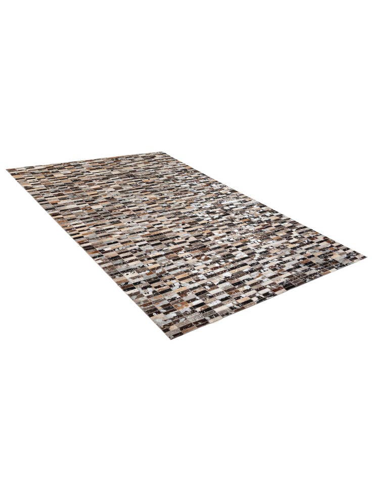 Detail image of 5' x 7' 11 Cowhide - Patchwork Rug
