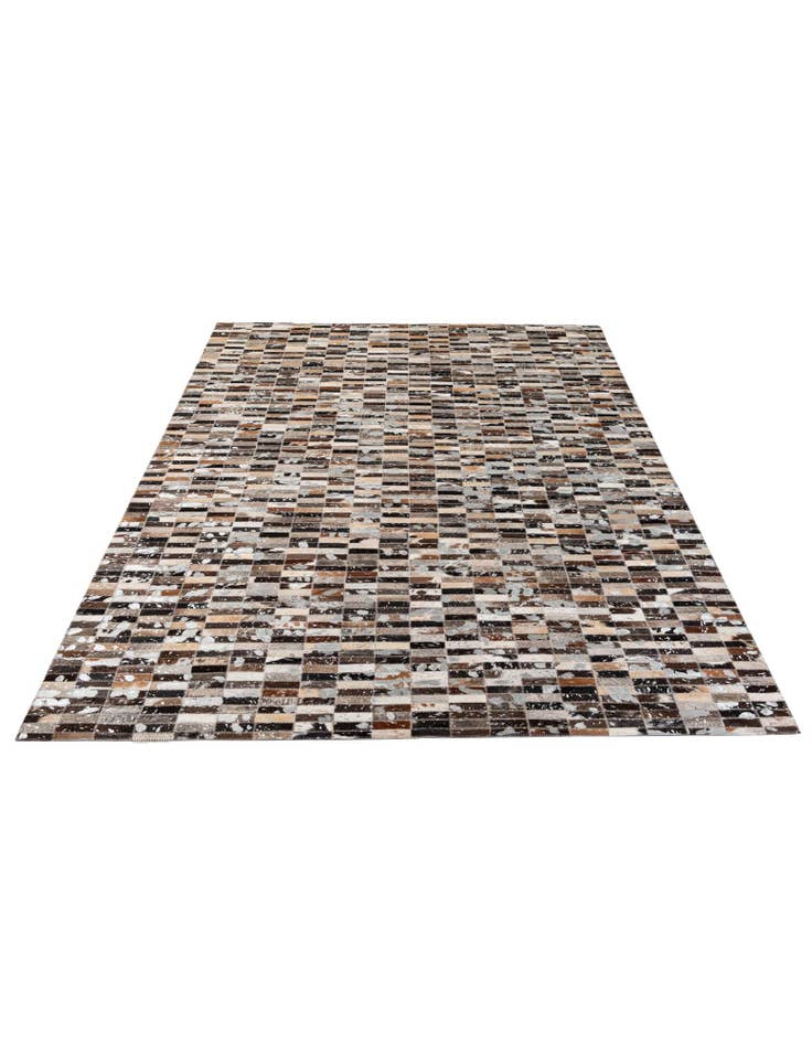 Detail image of 5' x 7' 11 Cowhide - Patchwork Rug
