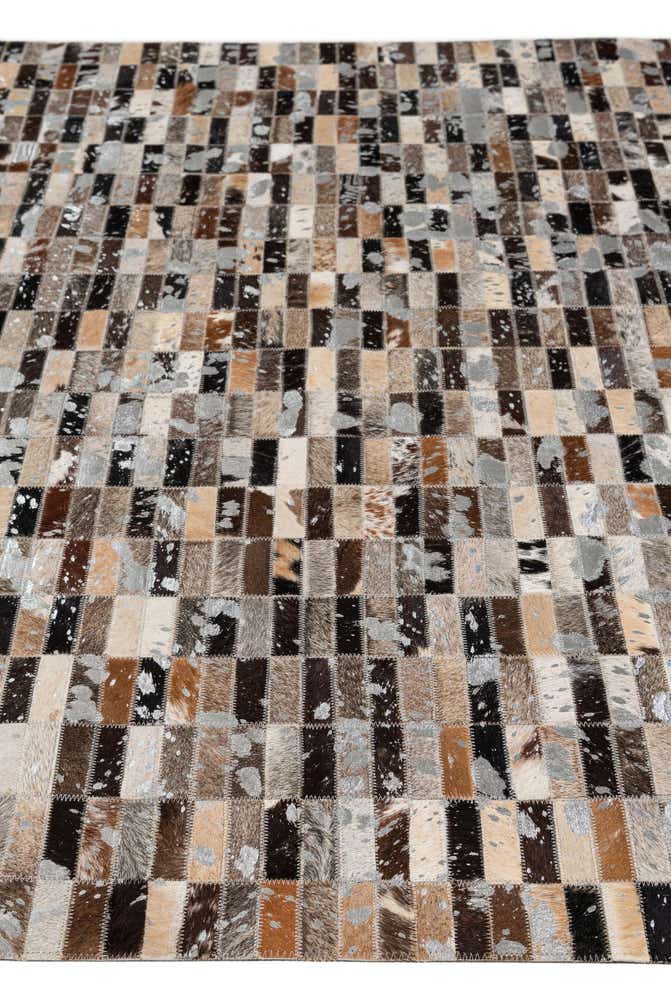 5' x 7' 11 Cowhide - Patchwork Rug